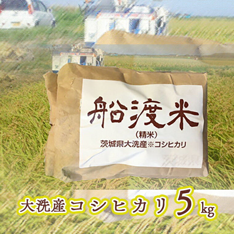 2位! 口コミ数「0件」評価「0」 米 コシヒカリ 5kg 舟渡米 茨城 大洗 国産 白米 精米