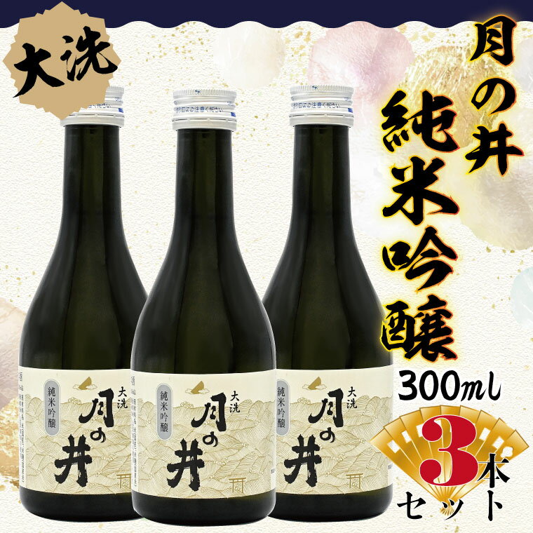 【ふるさと納税】 日本酒 純米吟醸 月の井 300ml 3本