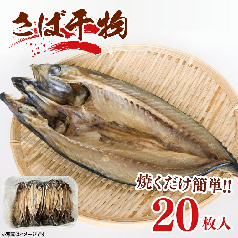【ふるさと納税】さば 干物 20枚入 ひもの サバ 鯖 国産 大洗町 大洗 魚 さかな 魚介類 冷凍 工場直送 おかず おつまみ