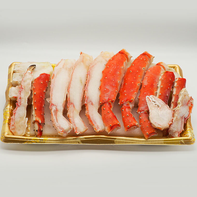 【ふるさと納税】ボイル たらばがに 1kg 親切カット 弥七商店 かに弥 たらば蟹 タラバガニ かに カニ 蟹 ハーフカット タラバ 鍋 焼きガニ