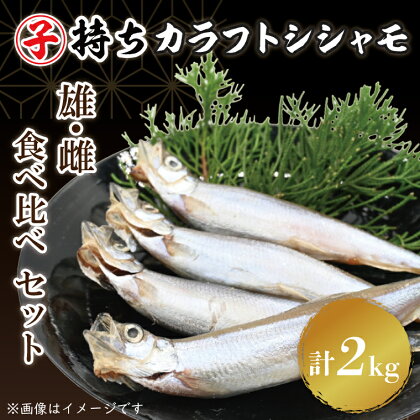 ししゃも雄雌食べ比べ 2kg セット 訳アリ シシャモ ししゃも カラフトししゃも 大洗 規格外 訳あり わけあり 傷 すぐ発送