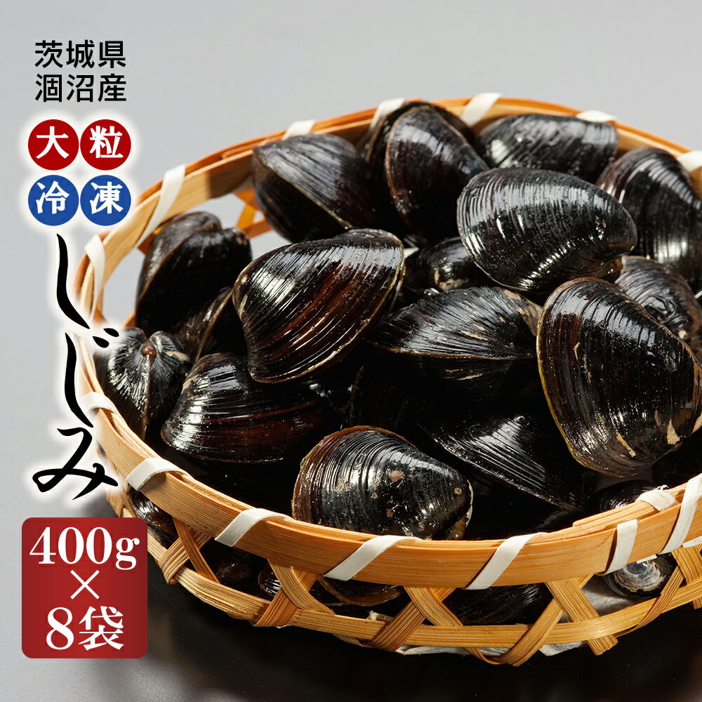 【ふるさと納税】涸沼産 大粒 冷凍 シジミ 3.2kg （400...