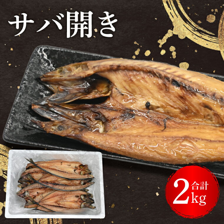 9位! 口コミ数「0件」評価「0」サバ 干物 2kg 箱詰め 鯖 開き 半身 ひもの 大洗町 焼魚 焼き魚 魚 魚介 海鮮 海産物 冷凍 工場直送 おかず おつまみ