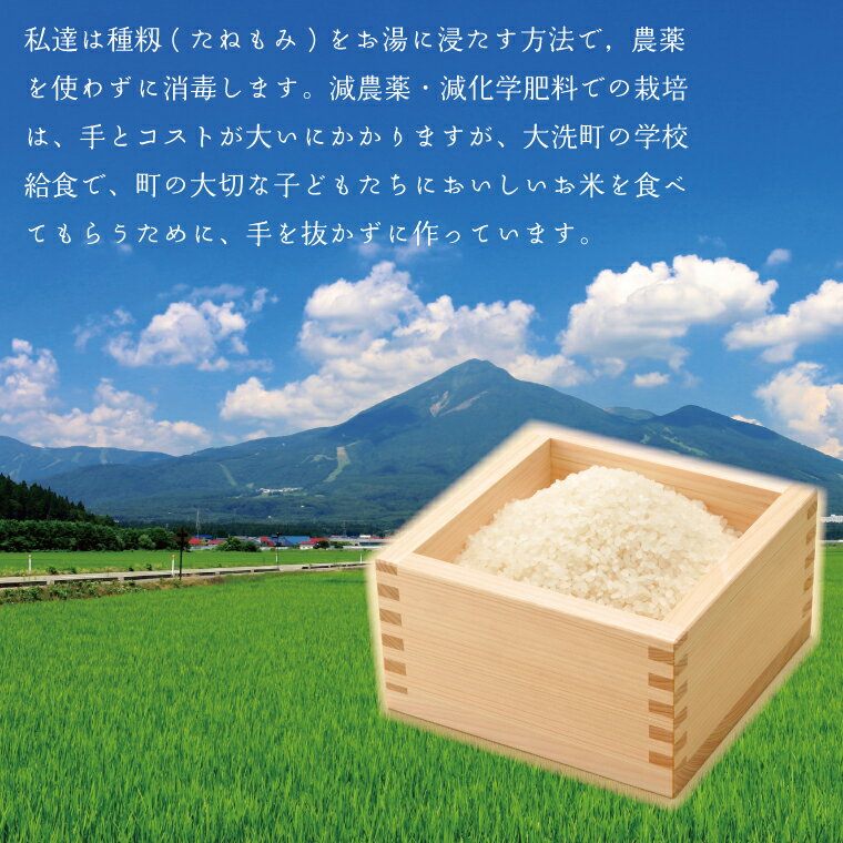 【ふるさと納税】米 5kg 低農薬米 大洗 日の出米 コシヒカリ 令和5年産 特別栽培米 コメ こめ 送料無料 ブランド米 3