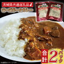 【ふるさと納税】ローズポークカレー 200g 2パック 茨城県共通返礼品 ブランド豚 豚肉 茨城 ローズポーク カレー レトルト レトルトパウチ レトルトカレー