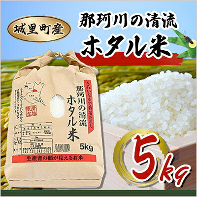 [令和5年産]城里町内・桂農産の[那珂川の清流ホタル米] 5kg[配送不可地域:離島]