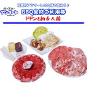 【ふるさと納税】城里町アツマーレBBQ場 アツマーレBBQ食材セットご利用券(約6人前)【配送不可地域:離島】 (BF015)