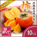 【ふるさと納税】【2025年10月より順次発送予定】訳あり 柿 10kg(県内共通返礼品:石岡市産)【配送不可地域:離島・沖縄県】 (BR071)