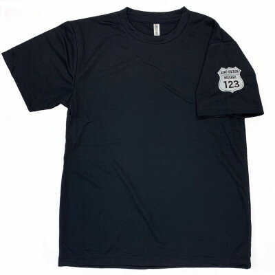 【ふるさと納税】オリジナルワッペン入りTシャツ(黒)　Мサイズ【配送不可地域：離島】 (AF017)