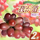 【ふるさと納税】【2025年8月より順次発送予定】我が道 桐箱入り2房(県内共通返礼品:かすみがうら市産)【配送不可地域:離島・沖縄県】 (BR098)