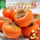 【ふるさと納税】【のし付き】お歳暮 富有柿 3kg 県内共通返礼品【配送不可地域:離島・沖縄県】 (BR127)