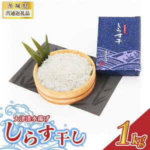 【ふるさと納税】【茨城県共通返礼品】大津港水揚げしらす干し 1kg(北茨城市)【配送不可地域:離島】 (BC001)