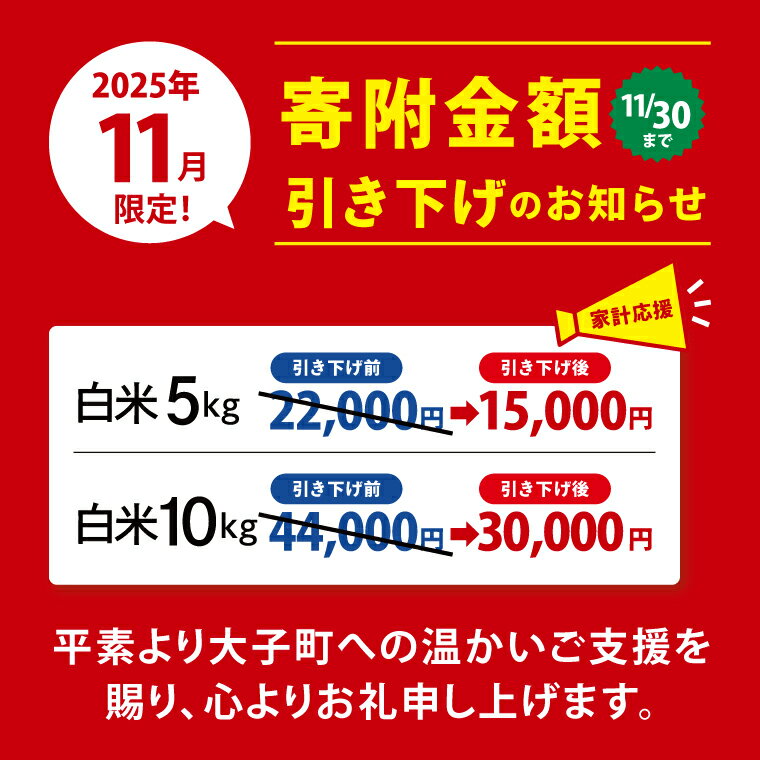 【ふるさと納税】【11月限定価格】【11月初旬頃順次発送】【選べる】令和7年産 新米 5kg・10kg アミーゴ米 【白米】（コシヒカリ・天日干し米・自然栽培米 （1年目））｜茨城県 大子町 袋田 米 精米 おだがけ米 はざがけ米 いねかけ米 農福連携（CA016)