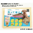 19位! 口コミ数「0件」評価「0」犬猫小動物用 洗える制菌ペットシーツ Mサイズ(50×70cm)(ベージュ)2枚セット[美浦村]【1429093】