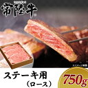 【ふるさと納税】牛肉 常陸牛 A4 A5 ランク ブランド牛 茨城県産 肉 黒毛 和牛 19-09黒毛和牛【常陸牛】ステーキ用750g（ロース）