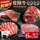 31位! 口コミ数「0件」評価「0」【茨城県共通返礼品】【6回定期便】最高級A4.5ランク常陸牛 お楽しみセット【銘柄牛 牛肉 冷凍 たんぱく質 スライス ステーキ すき焼き しゃぶしゃぶ 切り落とし 茨城県産】(81-13)
