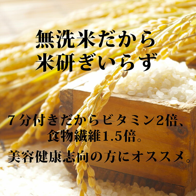 【ふるさと納税】ななひかり米　10kg（5kg×2）【無洗米】