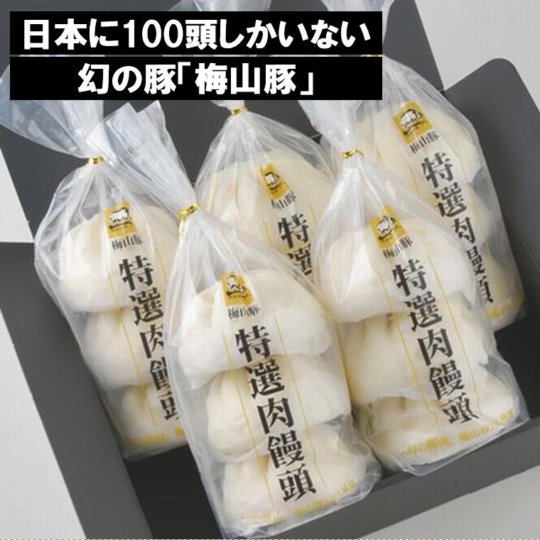 【ふるさと納税】塚原牧場の幻の豚「梅山豚」肉饅頭セット ｜肉