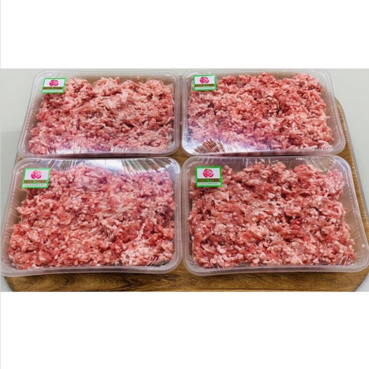 【ふるさと納税】茨城県産ローズポーク挽き肉1000g（250g×4パック）｜肉 豚肉 国産 小分け