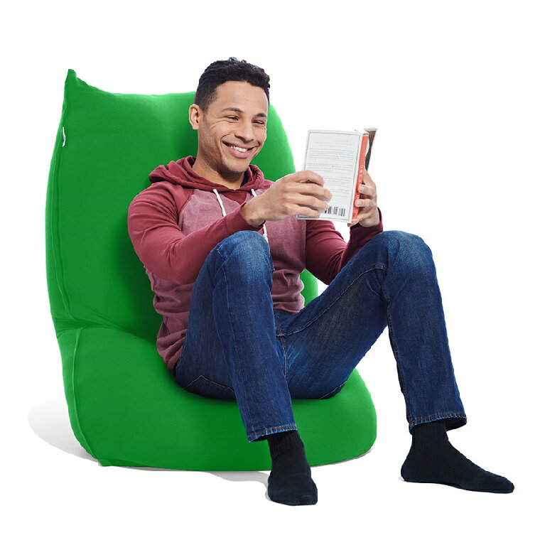 【ふるさと納税】Yogibo Short (ヨギボー ショート) グリーン ｜Lサイズ ビーズクッション ビーズソファ クッション 座椅子