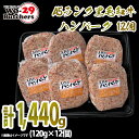 【ふるさと納税】 茨城県産 【A5ランク】黒毛和牛ハンバーグ 12個 120g 12個 おにくブッチャーズ精肉店 ｜肉 豚肉 国産