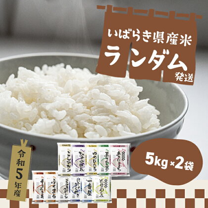 令和5年産 ※ランダム※お米 10kg 5kg×2袋 茨城県産 白米| 令和5年 コメ こめ 送料無料 常温 配送 新生活 米 ランダム お楽しみ