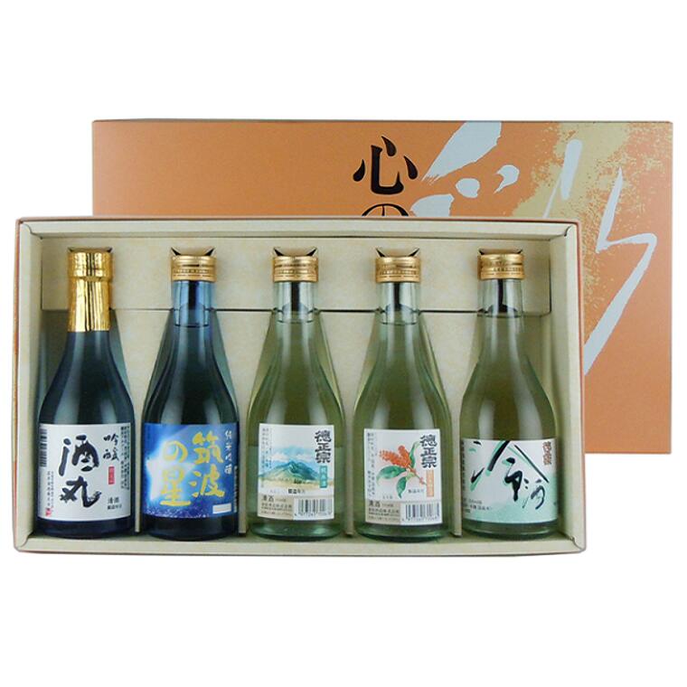 さかいの地酒 徳正宗飲み比べセット(300ml×5本)|日本酒 純米吟醸 吟醸 純米酒 本醸造 冷酒