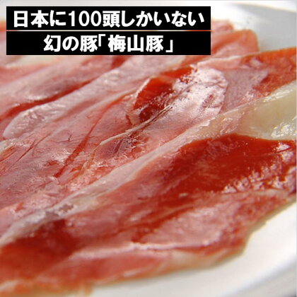 塚原牧場の幻の豚「梅山豚」の生ハムセット ｜肉 豚肉 加工品 ハム 国産 茨城県産