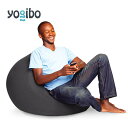 【ふるさと納税】Yogibo Mini (ヨギボー ミニ) ダークグレー｜1人掛け ビーズクッション ビーズソファ クッション 座椅子