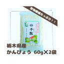 【ふるさと納税】下野ブランド 下野市産かんぴょう 約60g×2袋【1485718】
