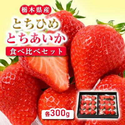 とちひめ とちあいか食べ比べセット 各300g(計2パック)【配送不可地域：離島・沖縄県】【1712998】