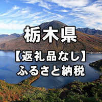 栃木県への寄付(返礼品はありません)