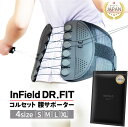 【ふるさと納税】【選べるサイズ】INFIELD「DR.FIT」コルセット 腰サポーター | 骨盤 姿勢 猫背 姿勢矯正 ベルト S M L XL インフィールド ドクターフィット 耐久性 調整 産後 筋トレ デスクワーク メッシュ 薄手 目立たない 手入れ簡単 洗濯機(4)