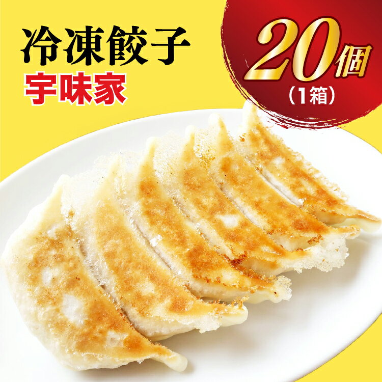 【ふるさと納税】【宇味家】餃子 20個入り【ぎょうざ ギョウザ ギョーザ 冷凍食品 冷凍餃子 惣菜 夜ご飯 おかず おつまみ 手軽 時短 お取り寄せ グルメ 送料無料 栃木県 宇都宮市】※配送不可地域：離島 2