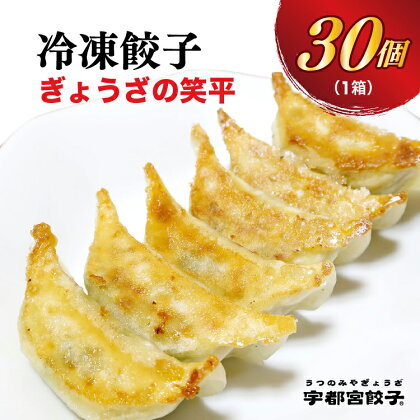 【ぎょうざの笑平】餃子 30個入り【ぎょうざ ギョウザ ギョーザ 冷凍食品 冷凍餃子 惣菜 夜ご飯 おかず おつまみ 手軽 時短 お取り寄せ グルメ 送料無料 栃木県 宇都宮市】※配送不可地域：離島