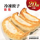 一般の餃子よりも大きめの餃子は、自家製の弾力豊かな厚めの皮と、大きめにカットされた野菜がどっさりと入っているのが特徴です。 きめ細やかな「和豚もちぶた」と、独自に配合した八角などのスパイスはコンビネーション抜群です。 ■生産者の声 協同組合　宇都宮餃子会は、餃子を通じて地域活性と餃子文化の普及振興を目指して設立された、日本有数の「餃子」協同組合です。その宇都宮餃子会直営店舗「来らっせ」でお取扱している、有名店から老舗、隠れた名店まで36店舗の餃子をご用意いたしました。 ■内容量／加工地 冷凍生餃子×10個×2箱 加工地：栃木県宇都宮市 ■原材料 お礼品のラベルに記載 ※アレルギー物質などの表示につきましては、お礼品に記載しています。 ■賞味期限 製造日より50日 ■注意事項／その他 ※到着後は冷凍庫で保管、お召し上がりになるときは解凍せずに加熱して下さい。 ※画像はイメージです。 名称 【彩花】餃子10個入り×2箱 保存方法 冷凍 発送時期 お申し込み後1週間程度で順次発送予定 提供元 協同組合　宇都宮餃子会 配達外のエリア 離島【彩花】餃子10個入り×2箱 入金確認後、注文内容確認画面の【注文者情報】に記載の住所に30日以内に発送いたします。 ワンストップ特例申請書は入金確認後30日以内に、お礼の特産品とは別に住民票住所へお送り致します。 ・ふるさと納税よくある質問はこちら ・寄付申込みのキャンセル、返礼品の変更・返品はできません。寄付者の都合で返礼品が届けられなかった場合、返礼品等の再送はいたしません。あらかじめご了承ください。 ・この商品はふるさと納税の返礼品です。スマートフォンでは「購入手続きへ」と表記されておりますが、寄付申込みとなりますのでご了承ください。