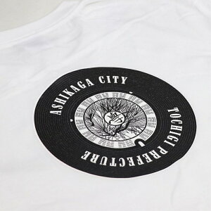 【ふるさと納税】バックプリント 足利市 マンホールTシャツ 白 XL【Tシャツ レディース メンズ 半袖 半袖Tシャツ シャツ マンホール クルーネック カジュアル 栃木県 足利市 】