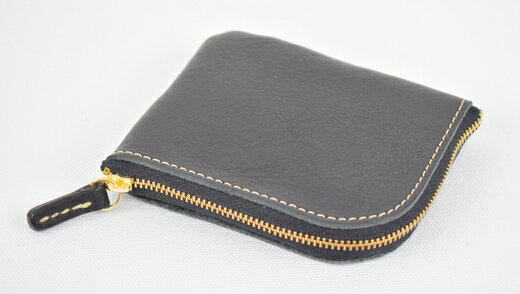 【ふるさと納税】財布 minca/Lzip　wallet　small　02/BLACK