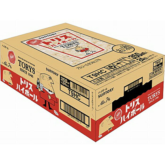 【ふるさと納税】トリス ハイボール サントリー 350ml 24本1ケース 缶 セット ギフト プレゼント お酒 お取り寄せ 詰め合わせ ウイスキー ウィスキー SUNTORY チューハイ サワー 家飲み 宅飲み