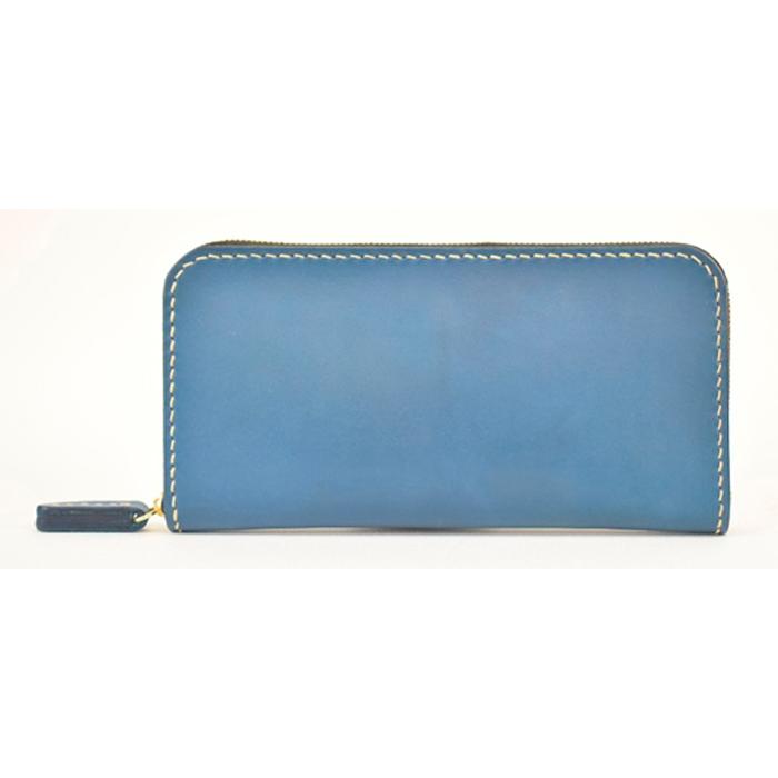 ڤդ뤵Ǽǡۡ7ڥ쥶Υ饦ɥեʡĹ 쥶 ϥɥƥå 餫ʼ꿨/Round zip wallet 01/֥롼/minca321