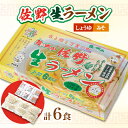 【ふるさと納税】麺の城山 佐野生ラーメン6食入り【配送不可地域:離島】【1061567】