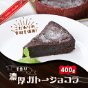 【ふるさと納税】テリーヌのような濃い食感に仕上げた洋食屋さんの自家製ガトーショコラ【配送不可地域:離島】【1364233】