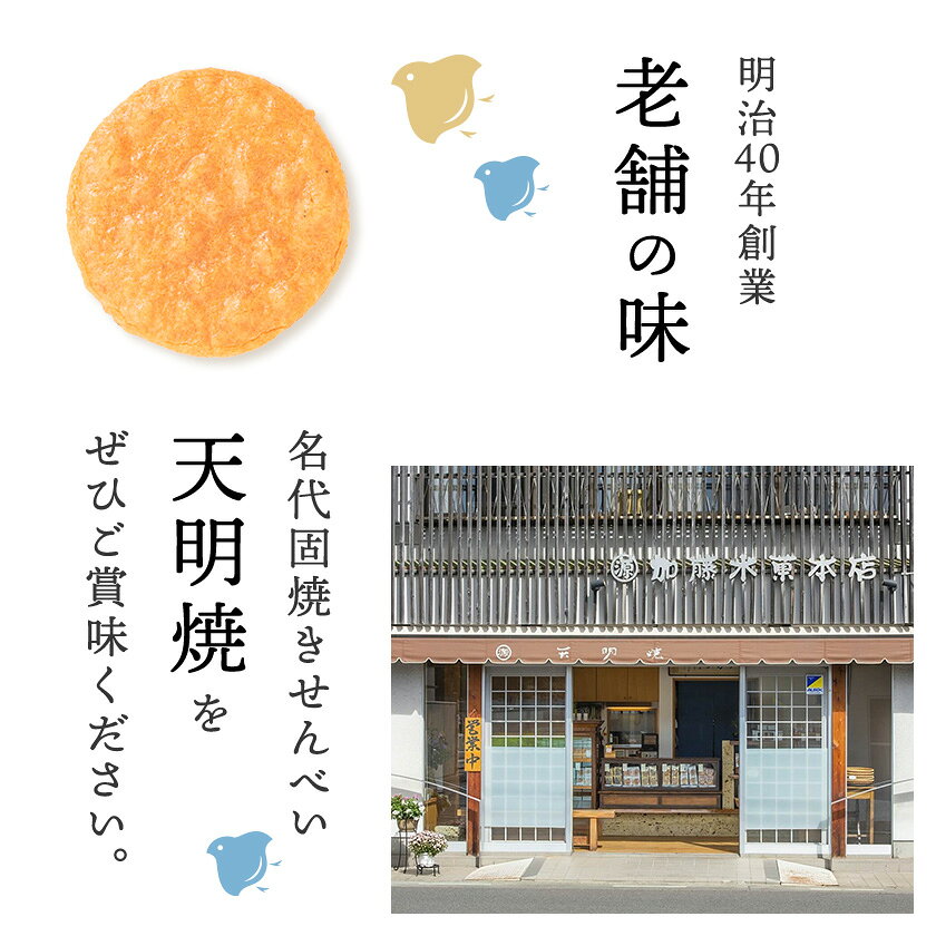 【ふるさと納税】天明焼　煎餅詰め合わせ(6種類　計57枚)_ せんべい 煎餅 おせんべい 詰合せ 天明焼 加藤米菓 おすすめ 人気 送料無料 贈答 ギフト プレゼント 醤油煎餅 ごま煎餅 ざらめ煎餅 海苔煎餅 おやつ お菓子 栃木県 佐野市 【1059511】 f092045-sano-10000001 栃木県佐野市 サンプル画像3
