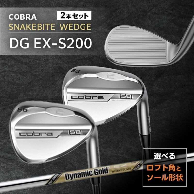 【ふるさと納税】コブラ　SNAKEBITE　WEDGE　DG　EXーS200　2本セット　【雑貨・日用品】