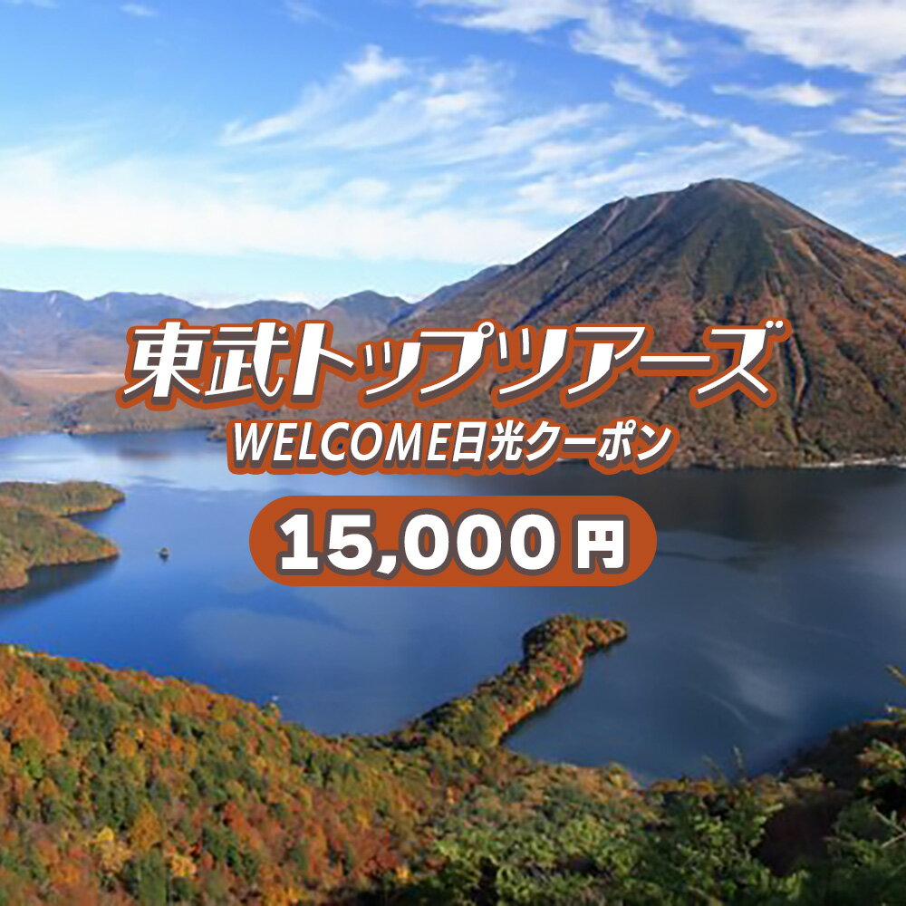 【ふるさと納税】WELCOME日光クーポン 15000円分｜東武トップツアーズ 日光市 ホテル 観光 旅行 旅行券 宿泊 宿泊券 チケット [0101]