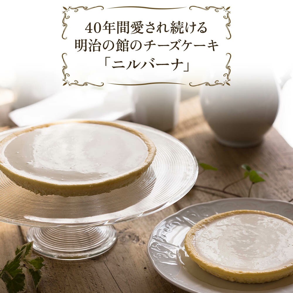 【ふるさと納税】明治の館のチーズケーキ「ニルバーナ」＆「トラディショナルヨーグルト」｜洋菓子 スイーツ デザート ケーキ 日瑠華 ギフト 記念日 [0283]