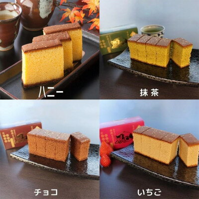 【ふるさと納税】日光カステラ4種セット【1434241】