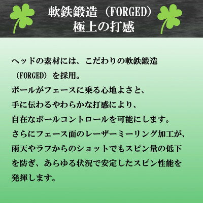 【ふるさと納税】ゴルフクラブ アイアン BBクローバー ウェッジ56° フレックスR 特別仕様【1717084】