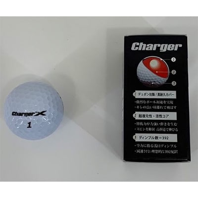 【ふるさと納税】ゴルフボール　公認球　チャージャーX(1ダース/12球)【1090884】