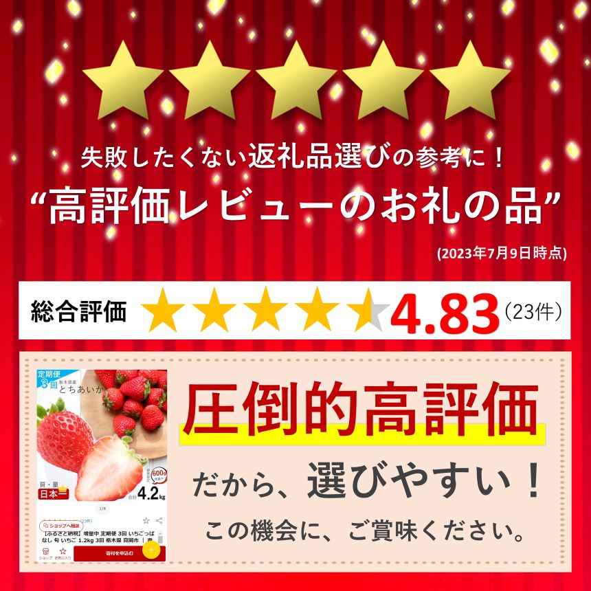 【ふるさと納税】いちご 定期便 3回 いちごっぱなし 旬 いちご 1.2kg 3回 栃木県 真岡市 ｜ 農林水産大臣賞 受賞農家 産地直送 とちあいか 2024年 1月 2月 3月 先行予約 もおかし いちご王国栃木の首都もおか ストロベリー 人気定期便